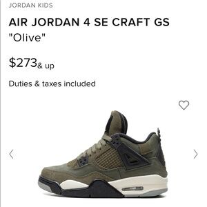 Air Jordan 4 SE Craft GS